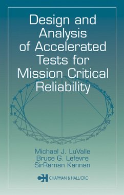 Cover Design and Analysis of Accelerated Tests for Mission Critical Reliability (eBook, ePUB)