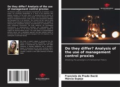 Do they differ? Analysis of the use of management control proxies - Daciê, Franciele do Prado;Espejo, Márcia