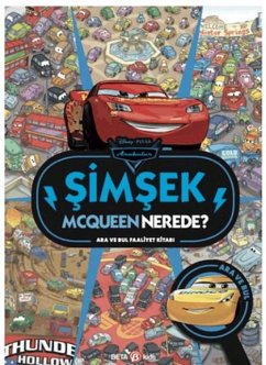 Cover Disney Arabalar Simsek Mcqueen Nerede Ara ve Bul Faaliyet Kitabi