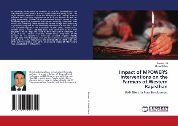 Impact of MPOWER'S Interventions on the Farmers of Western Rajasthan