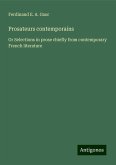 Prosateurs contemporains Prosateurs contemporains