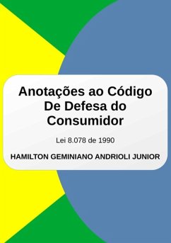 Cover Anotações Ao Código De Defesa Do Consumidor (eBook, ePUB)