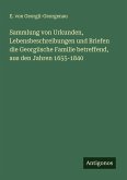 Sammlung von Urkunden, Lebensbeschreibungen und Briefen die Georgiische Familie betreffend, aus den Jahren 1655-1840