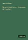 Plan und Wegweiser von Kopenhagen mit Umgebung
