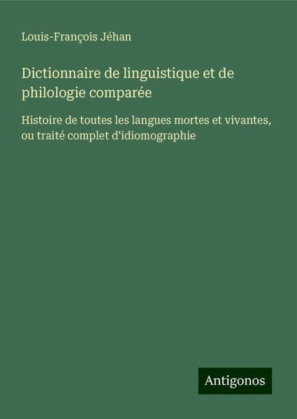 Dictionnaire de linguistique et de philologie comparée