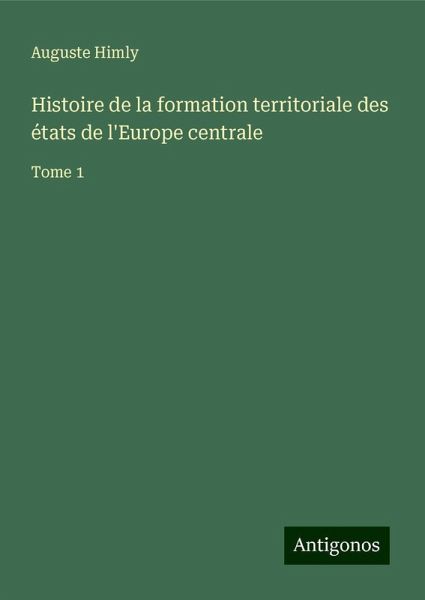Histoire de la formation territoriale des états de l'Europe centrale