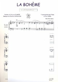Cover La Bohčme pour piano (avec paroles)
