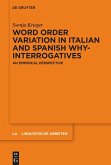 Word order variation in Italian and Spanish why-interrogatives (eBook, ePUB)