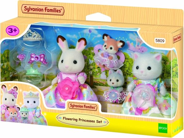 Sylvanian Families 5809 - Flowering Princesses Set, Blumenprinzessinnen Figurenset - Epoch