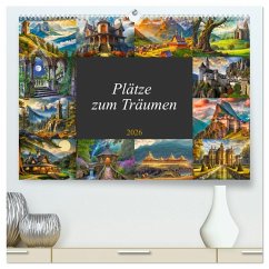 Cover Plätze zum Träumen (hochwertiger Premium Wandkalender 2026 DIN A2 quer), Kunstdruck in Hochglanz