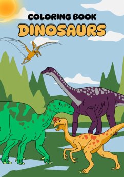 Cover Dinosaurs Coloring Book (eBook, PDF)