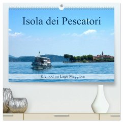 Cover Isola dei Pescatori im Lago Maggiore (hochwertiger Premium Wandkalender 2026 DIN A2 quer), Kunstdruck in Hochglanz