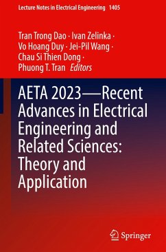 Cover AETA 2023-Recent Advances in Electrical Engineering and Related Sciences: Theory and Application