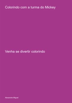 Cover Colorindo Com A Turma Do Mickey (eBook, PDF)