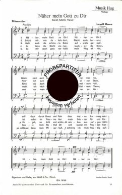 Cover Mason, Lowell Näher mein Gott zu dir Männerchor