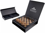 Philos 2531 - Schachset Schwarz Olive Deluxe, Feld 50 mm, Holz, Ferrer World-Class