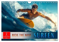 Surfen - Ride the Wave (Wandkalender 2026 DIN A4 quer), CALVENDO Monatskalender