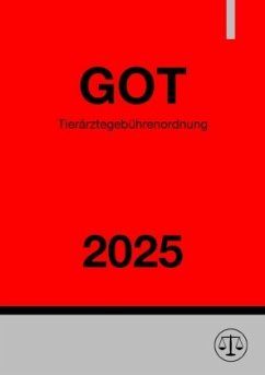 Tierärztegebührenordnung - GOT 2025 Cover Tierärztegebührenordnung - GOT 2025
