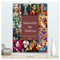 Kunststile der Moderne in Darstellungen von Frauen (hochwertiger Premium Wandkalender 2026 DIN A2 hoch), Kunstdruck in Hochglanz