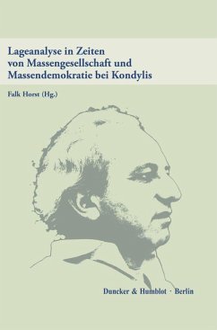 Cover Lageanalyse in Zeiten von Massengesellschaft und Massendemokratie bei Kondylis
