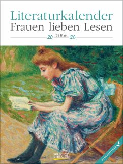 Cover Literaturkalender Frauen lieben Lesen 2026