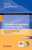Technologies and Applications of Artificial Intelligence Technologies and Applications of Artificial Intelligence