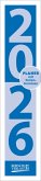 Streifenplaner Compact Blau 2026 Streifenplaner Compact Blau 2026