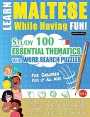 LEARN MALTESE WHILE HAVING FUN! - FOR CHILDREN