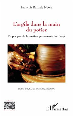 Cover L'argile dans la main du potier