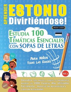 Cover APRENDER ESTONIO DIVIRTIÉNDOSE! - PARA NIÑOS