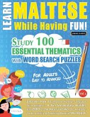 LEARN MALTESE WHILE HAVING FUN! - FOR ADULTS LEARN MALTESE WHILE HAVING FUN! - FOR ADULTS