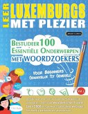 LEER LUXEMBURGS MET PLEZIER - VOOR BEGINNERS