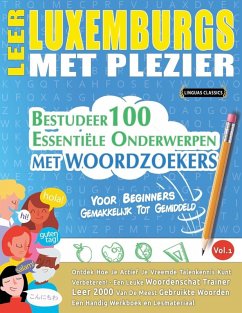 Cover LEER LUXEMBURGS MET PLEZIER - VOOR BEGINNERS
