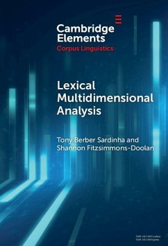 Lexical Multidimensional Analysis - Sardinha, Tony Berber; Fitzsimmons-Doolan, Shannon