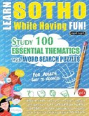 Learn Sotho While Having Fun! - For Adults