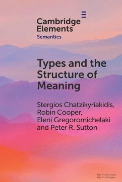 Types and the Structure of Meaning - Chatzikyriakidis, Stergios; Cooper, Robin; Gregoromichelaki, Eleni