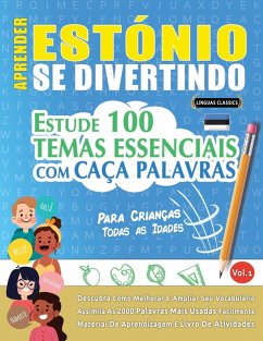 Cover APRENDER ESTÓNIO SE DIVERTINDO! - PARA CRIANÇAS