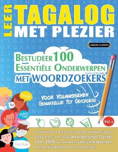 Cover LEER TAGALOG MET PLEZIER - VOOR VOLWASSENEN