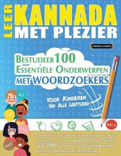 LEER KANNADA MET PLEZIER - VOOR KINDEREN Cover LEER KANNADA MET PLEZIER - VOOR KINDEREN