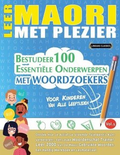 LEER MAORI MET PLEZIER - VOOR KINDEREN Cover LEER MAORI MET PLEZIER - VOOR KINDEREN