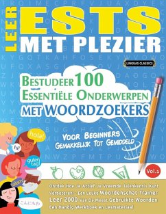 Cover LEER ESTS MET PLEZIER - VOOR BEGINNERS