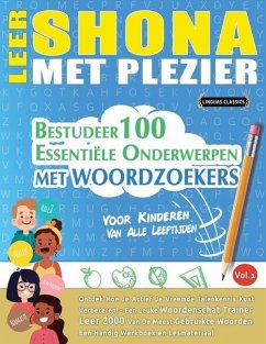 LEER SHONA MET PLEZIER - VOOR KINDEREN - Best Activity Books LEER SHONA MET PLEZIER - VOOR KINDEREN - Best Activity Books