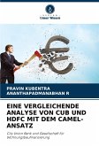 EINE VERGLEICHENDE ANALYSE VON CUB UND HDFC MIT DEM CAMEL-ANSATZ EINE VERGLEICHENDE ANALYSE VON CUB UND HDFC MIT DEM CAMEL-ANSATZ