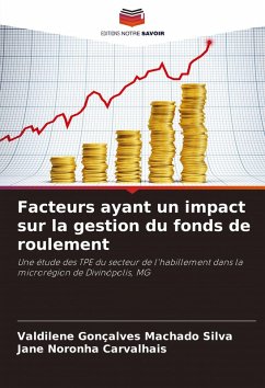 Cover Facteurs ayant un impact sur la gestion du fonds de roulement