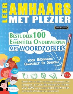 Cover LEER AMHAARS MET PLEZIER - VOOR BEGINNERS