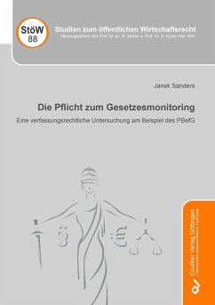 Cover Die Pflicht zum Gesetzesmonitoring (eBook, PDF)