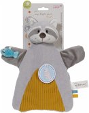 NICI 61858 - my first nici Schmusetuch Handpuppe Waschbär 2in1, Höhe: 26 cm