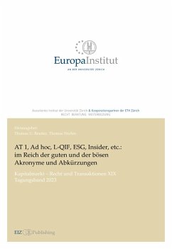 Cover AT 1, Ad hoc, L-QIF, ESG, Insider, etc.: im Reich der guten und der bösen Akronyme und Abku¨rzungen (eBook, ePUB)