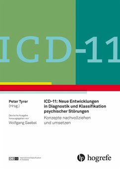 Cover ICD-11: Neue Entwicklungen in Diagnostik und Klassifikation psychischer Störungen (eBook, PDF)