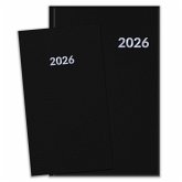 Buchkalender-Set: Buchkalender & Wochenplaner 2026 schwarz Buchkalender-Set: Buchkalender & Wochenplaner 2026 schwarz